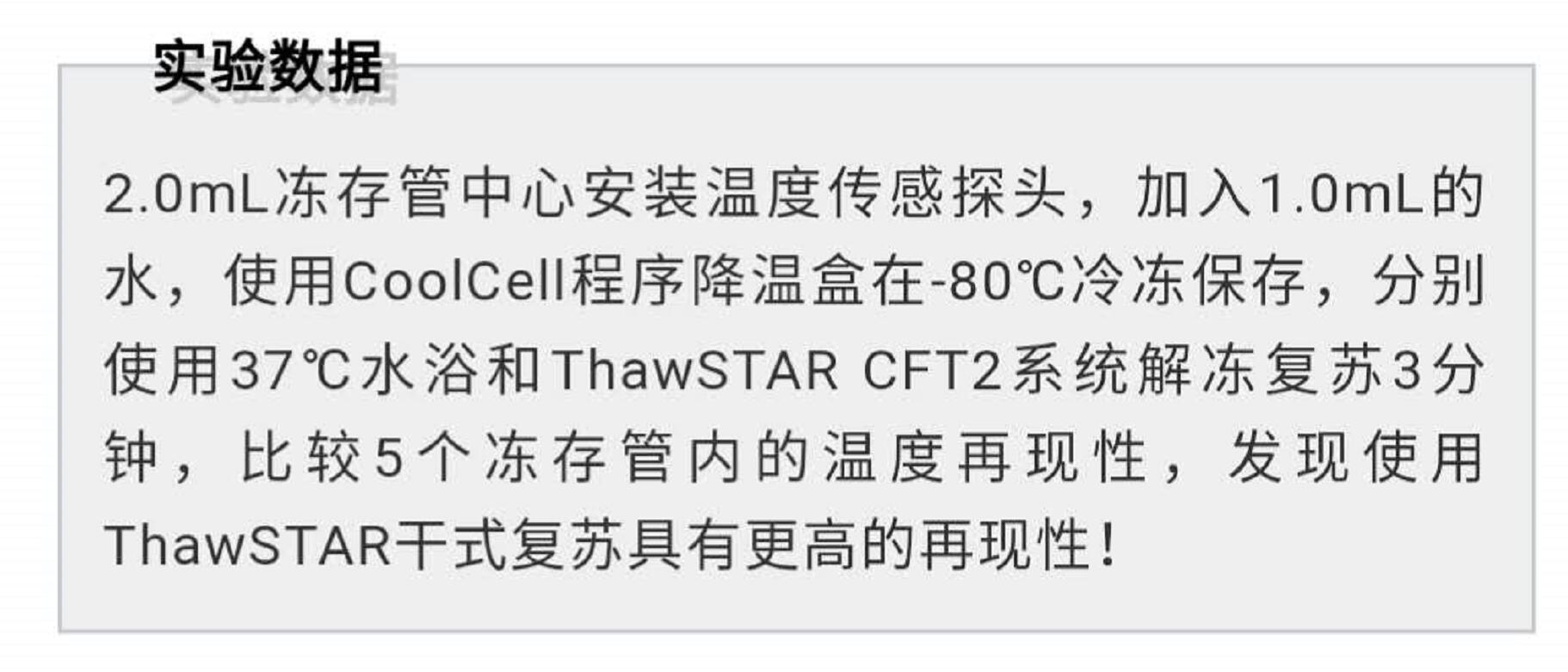ThawSTAR CFT2干式细胞复苏仪（冻存管专用）