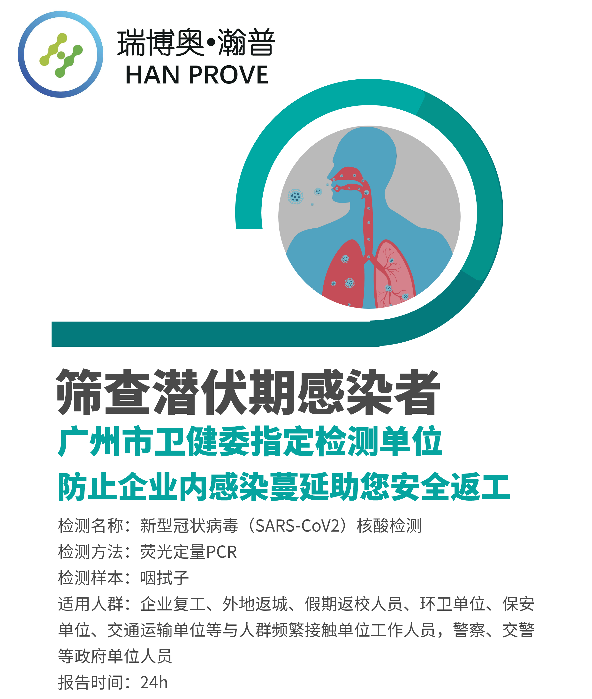 新冠核酸检测！为个人，为团体的健康保驾护航！