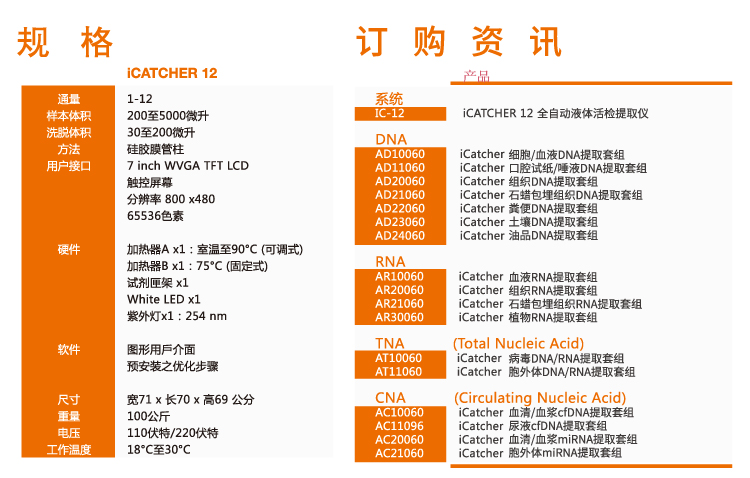 Catchgene 全自动核酸提取工作站