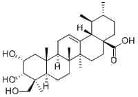 2α,3α,24-Trihydroxyurs-12-en-28-oic acid说明书