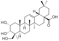 2α,3α,24-Trihydroxyolean-12-en