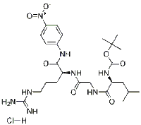 71730-95-5/N-叔丁氧羰酰-L-白氨酸酰甘氨酰-L-精氨酸对基苯酰胺盐酸盐