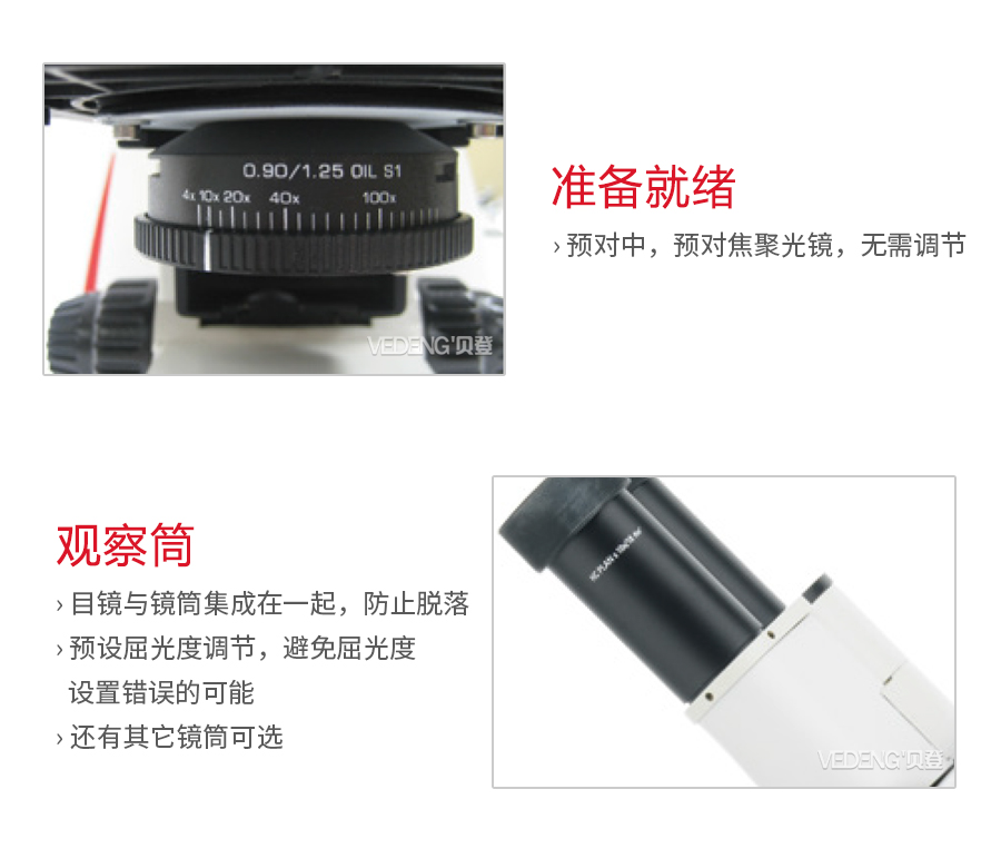 Leica徕卡双目生物显微镜DM500核心特点