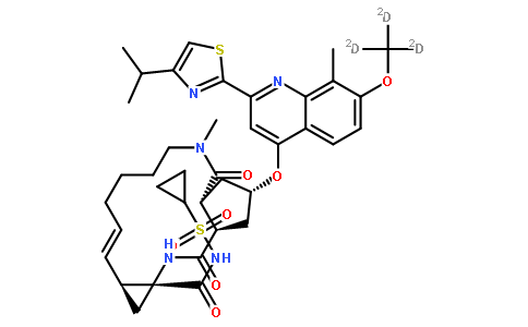 923604-59-5/8-甲基-2-[4-(1-甲基乙基)-2-噻唑基]-4-基]氧基]-5-甲基-4,14-二氧代环戊并[C]环丙并[G][1,6]二氮杂环十四烯-12A(1H)-甲酰胺