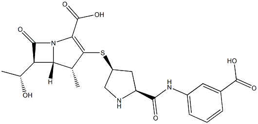 153832-46-3/(4R,5R,6S)-3-[(3S,5S)-5-[(3-羧基苯基)氨基甲酰基]-3-基]硫-6-(1-羟乙基)-4-甲基-7-氧代-1-氮杂双环[3.2.0]庚-2-烯-2-甲酸