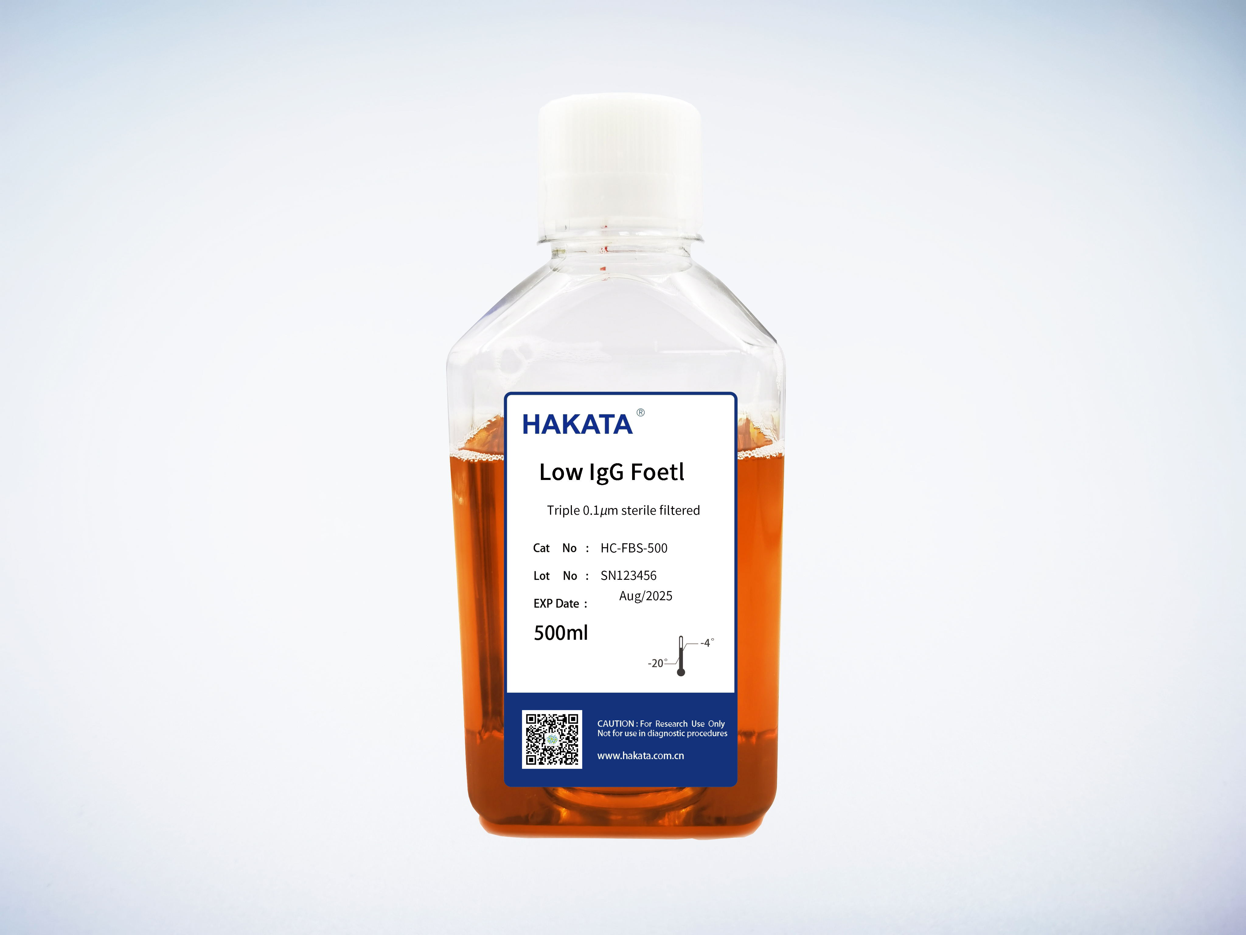 HAKATA ® 超低lgG胎牛血清    HC-FBS-50免分装供应价格实惠