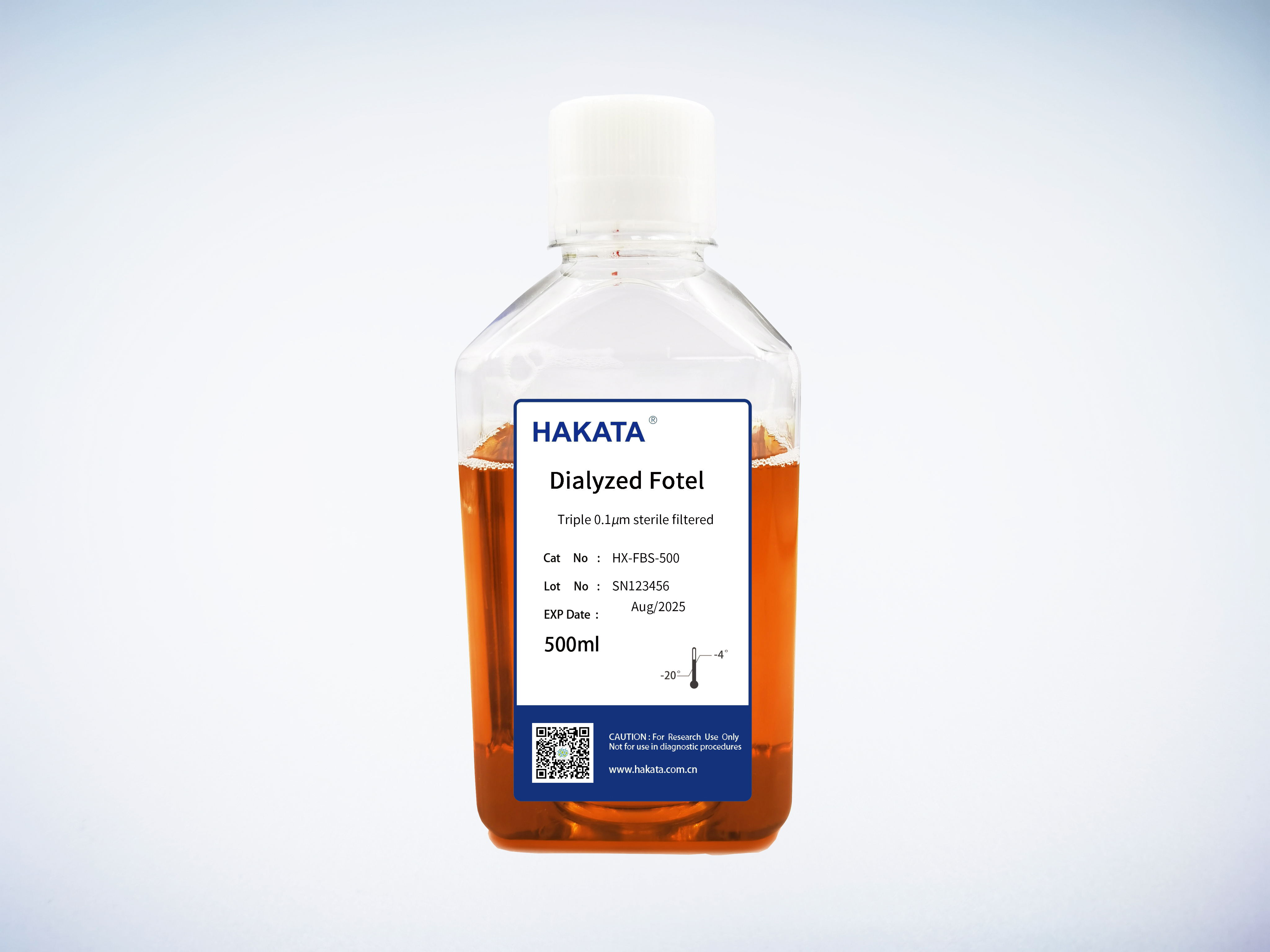  HAKATA ® 透析型胎牛血清  HX-FBS-500大量供应