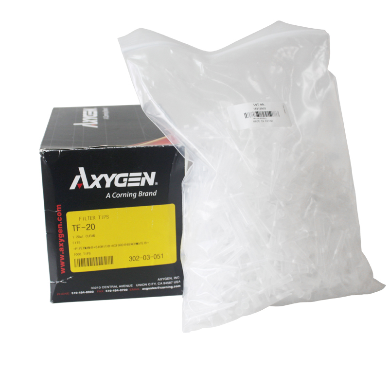爱思进Axygen TF-20 20ul带滤芯袋装吸头