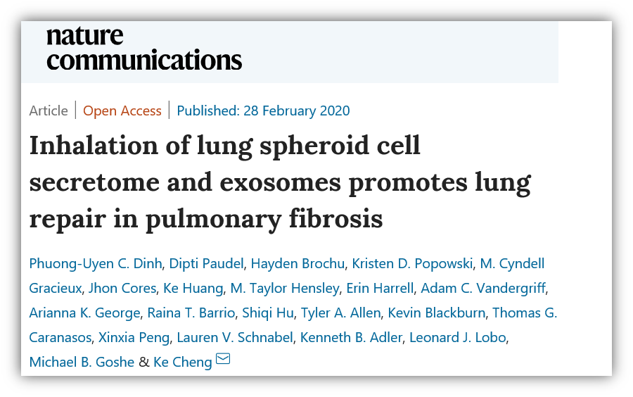Nat Commun丨Pippin Prep精准回收外泌体miRNA  测序文库助力肺间质纤维化(IPF)疾病研究