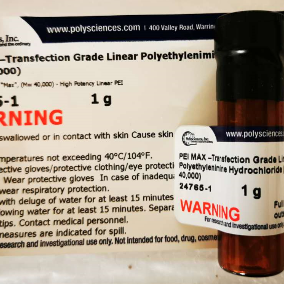 PEI MAX - Transfection Grade Linear Polyethylenimine Hydrochloride (MW 40,000)
