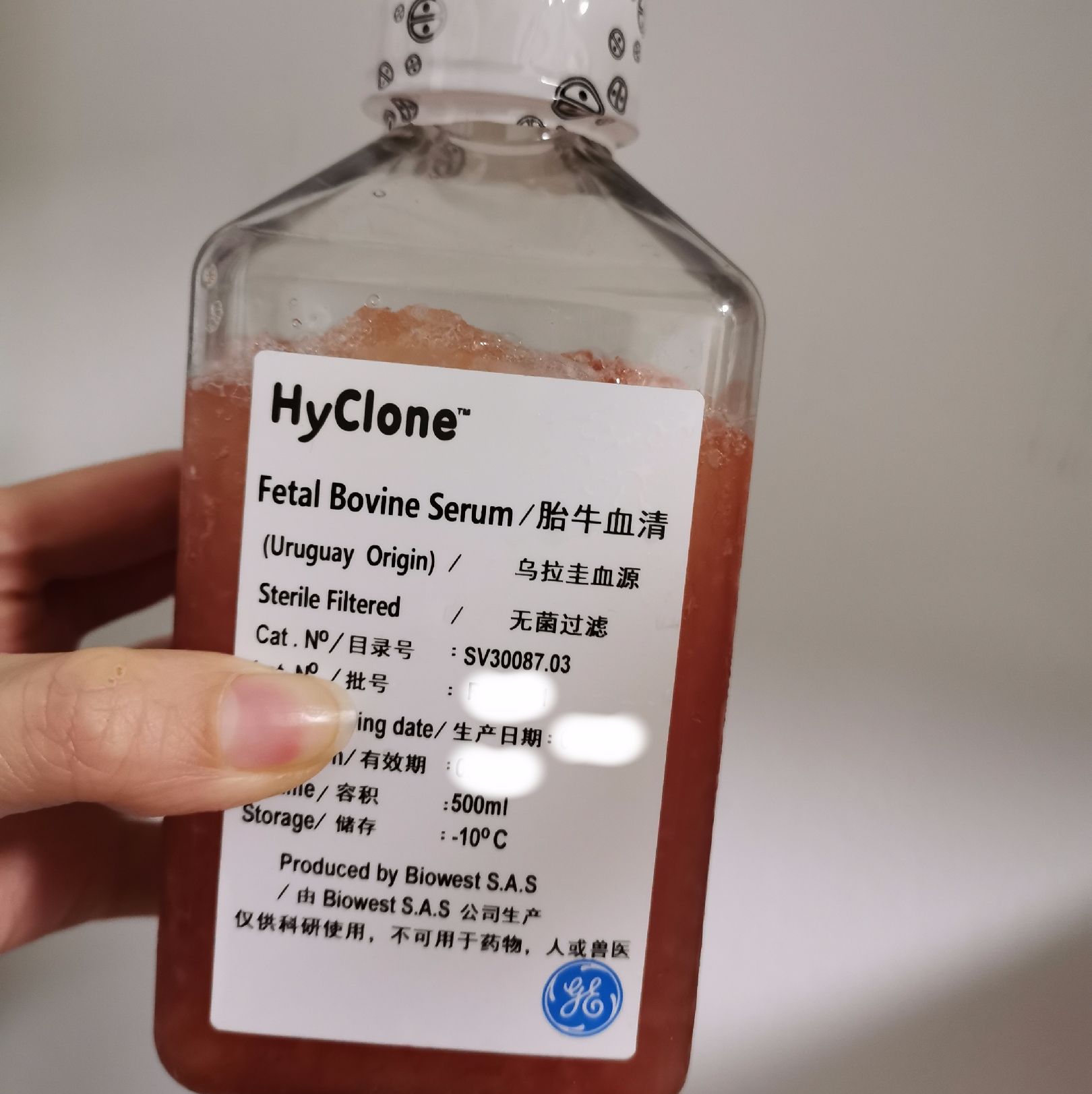 Hyclone SH30084.02M 间充质干细胞专用胎牛血清