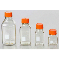Corning® 500 mL方形聚碳酸酯储液瓶，带45 mm盖