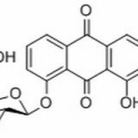 33037-46-6,芦荟大黄素-8-O-葡萄糖苷 ,分析标准品,HPLC≥98%