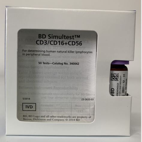BD:340042 CD3/CD16+CD56雙色試劑