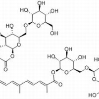 42553-65-1/ 西红花苷,分析标准品,鉴别