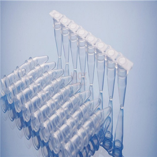 8联排管0.2ml透明乳白色PCR八联管