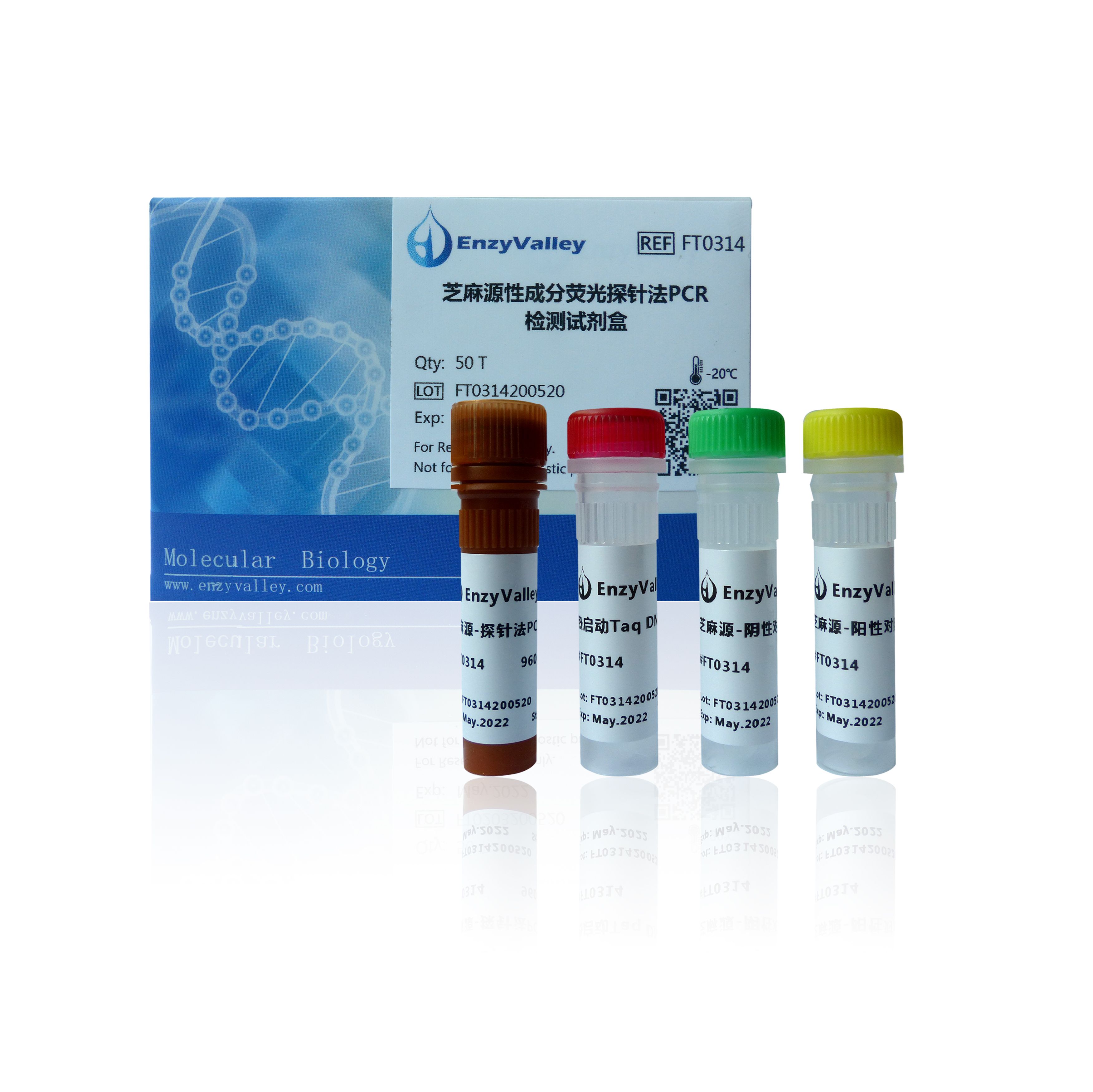 芝麻源性成分荧光探针法PCR检测试剂盒   