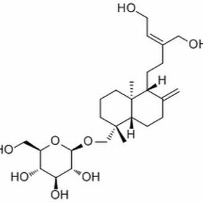 1245636-01-4/ ent-Labda-8(17),13Z-diene-15,16,19-triol 19-O-glucoside ,分析标准品,HPLC≥98%