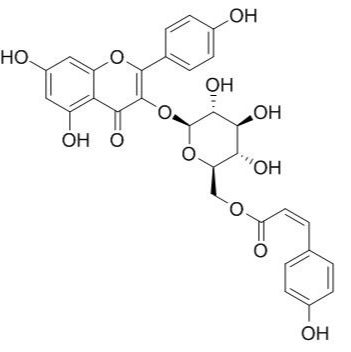163956-16-9/ 奈酚-3-O-(6''-O-顺-香豆酰基)葡萄糖苷,分析标准品,HPLC≥95%