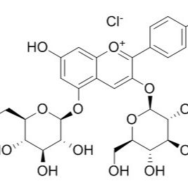 17334-58-6/ 氯化天竺葵素-3,5-O-双葡萄糖苷 ,分析标准品,HPLC≥95%