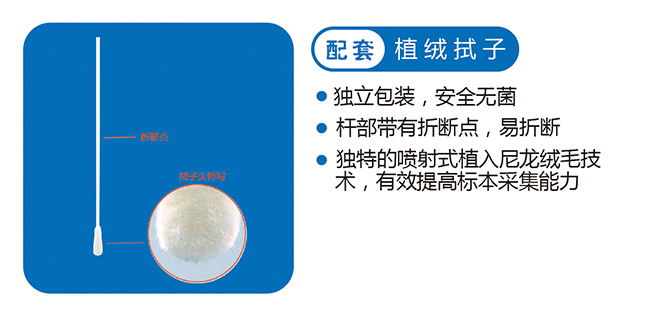 VTM无菌病毒运输液 (病毒采样管) HBPT8661 青