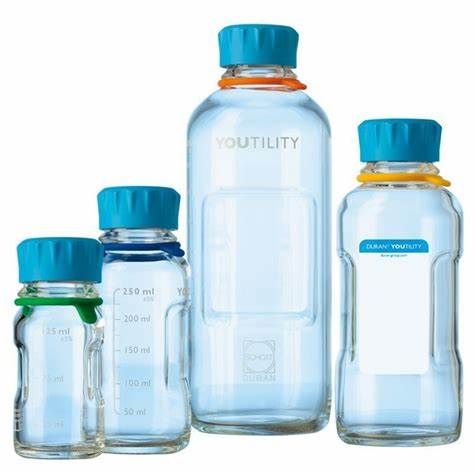 德国 肖特 Duran Youtility 新款试剂瓶 液相 流动相 GL45 125ml 250ml 500ml 1000ml