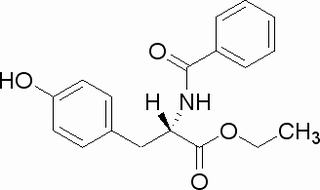 3483-82-7/	 N-苯甲酰-L-酪氨酰乙酯 ,	分析