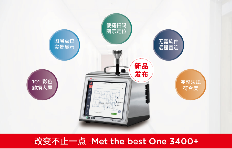 【BPIT前方报道】贝克曼库尔特新品MET ONE 3400+洁净室空气颗粒计数器亮相南京BPIT，为您呈现满足GMP的自动化测试