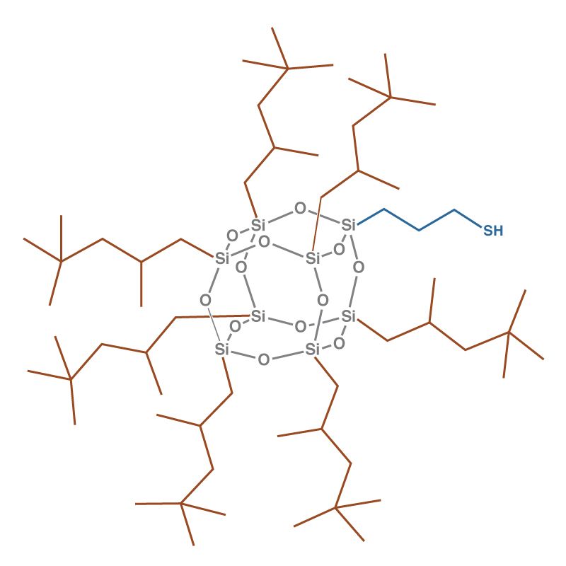 Mercaptopropyl Isooctyl POSS Hybrid Plastics笼型聚倍半硅氧烷TH1555