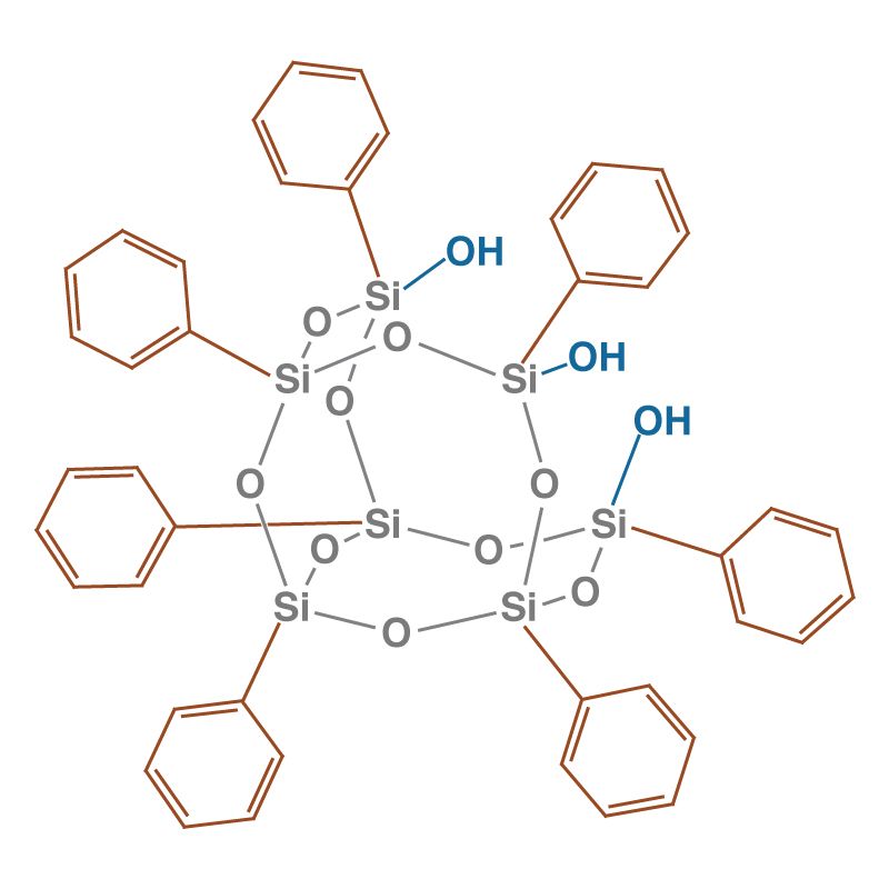 TrisilanolPhenyl POSS Hybrid Plastics笼型聚倍半硅氧烷SO1458