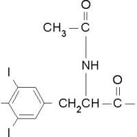 1027-28-7/	 N-乙酰-3，5-二碘-L-酪氨酸 ,	98%
