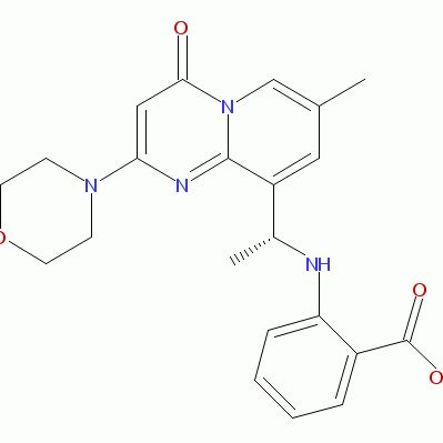 1173900-33-8/ 2-[[(1R)-1-[7-甲基-2-(4-吗啉基)-4-氧代-4H-吡啶并[1,2-a]嘧啶-9-基]乙基]氨基]苯甲酸,≥98%