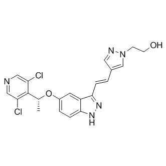 1254473-64-7/ 4-[(1E)-2-[5-[(1R)-1-(3,5-二氯-4-吡啶基)乙氧基]-1H-吲唑-3-基]乙烯基]-1H-吡唑-1-乙醇,≥99%
