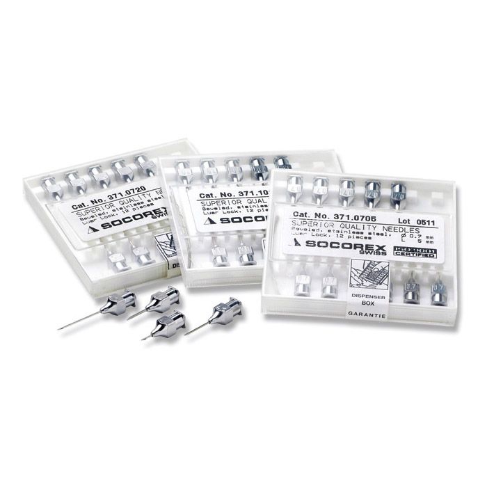 SOCOREX 注射针头 1.0 x 15 mm 19G x 5/8 12/盒