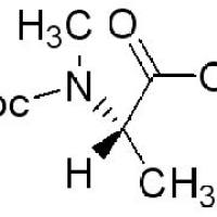 16948-16-6/	 BOC-N-甲基-L-丙氨酸 ,	98%
