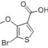 162848-23-9/	 5-溴-4-甲氧基噻吩-3-羧酸 ,	98%