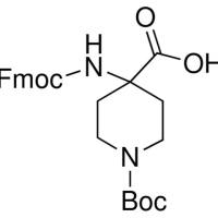 183673-66-7/	 N-叔丁氧羰基4-(FMOC-氨基)啶-4-羧酸,	97%