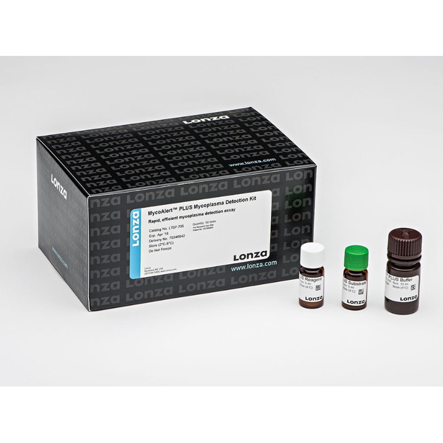LONZA LT07-705 MycoAlertTM PLUS Mycoplasma Detection Kit (50 Tests)支原体检测试剂盒