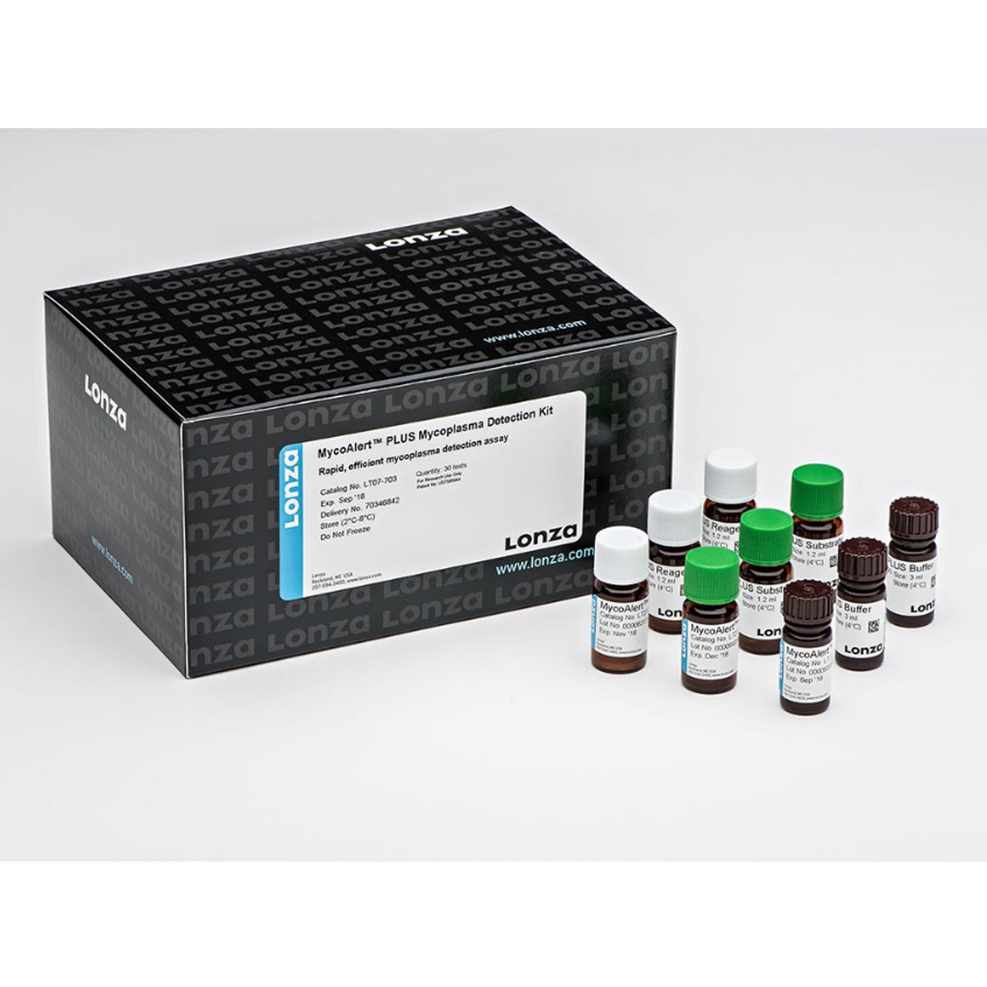 LONZA LT07-703 MycoAlertTM PLUS Mycoplasma Detection Kit (30 Tests)支原体检测试剂盒