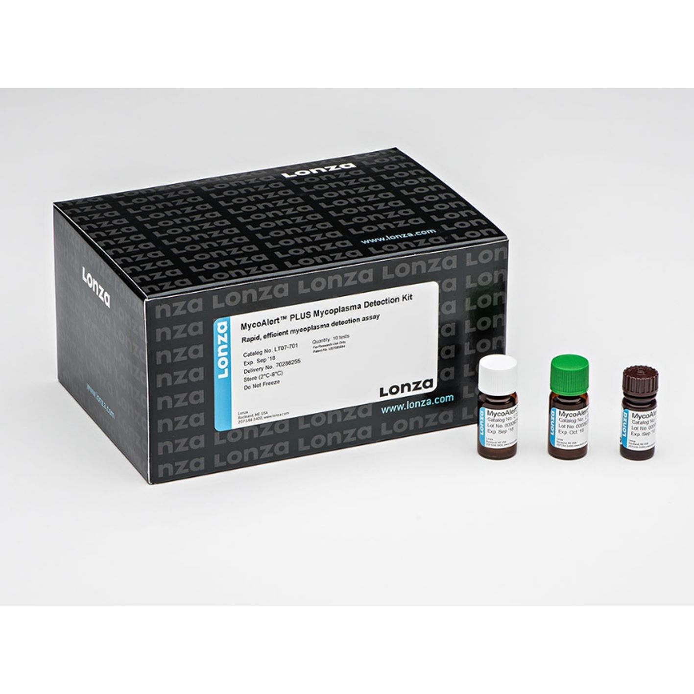 LONZA LT07-701 MycoAlertTM PLUS MycoplasmaDetection Kit (10 Tests)支原体检测试剂盒