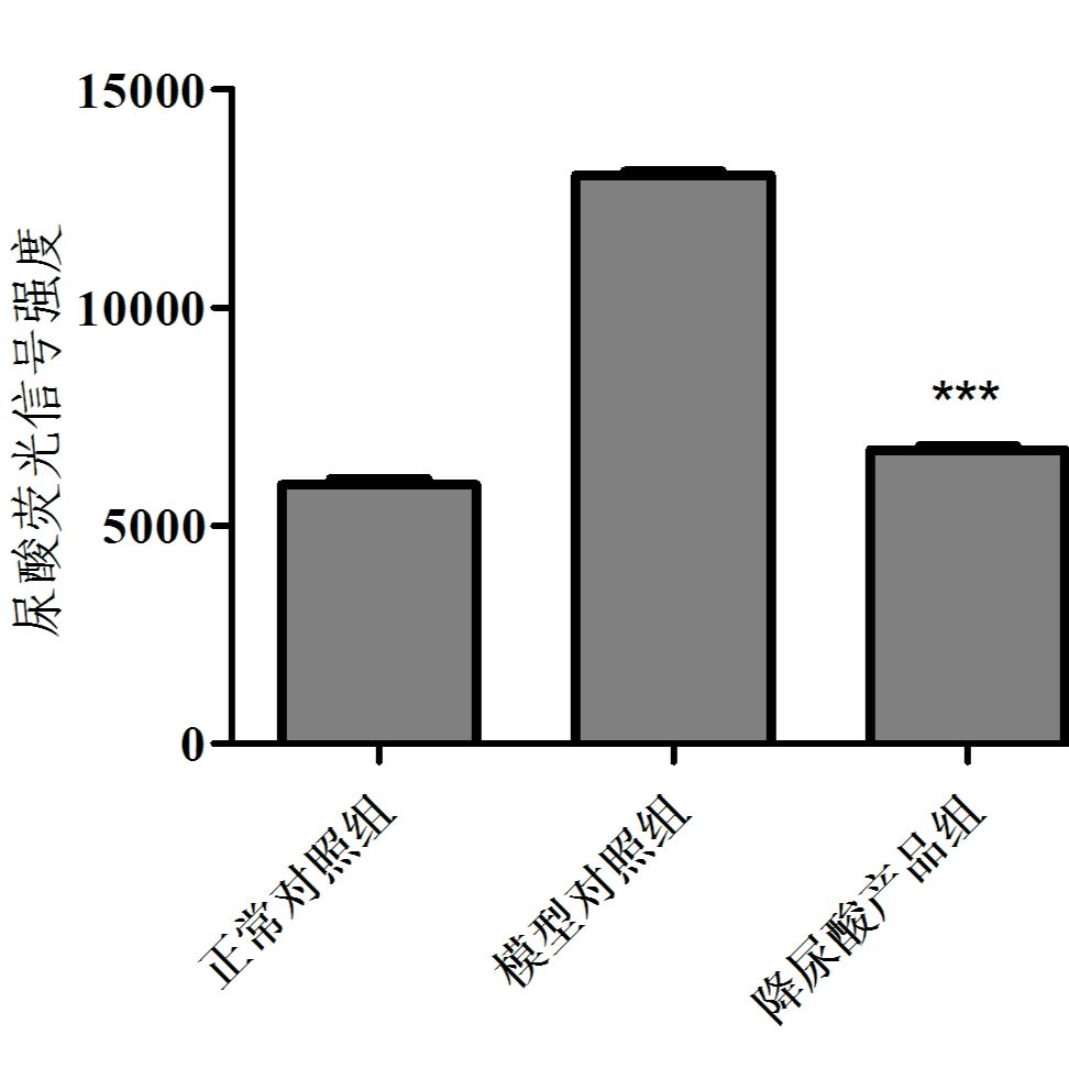 利用斑马鱼模型评价降尿酸功效