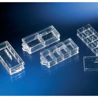 LAB-TekTMⅡ，腔室盖玻片，1.0硼酸硅玻璃，通过CE认证，已灭菌，孔数，4    155383
