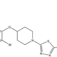 1030613-24-1/5-(5-(4-(2-溴-5-氟氧基)啶-1)-1,3,4-噻二唑-2)-1H-四氮唑酸乙酯
