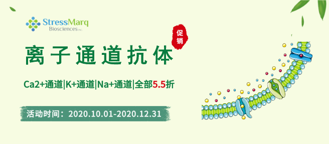 StressMarq离子通道系列抗体5.5折促，等你来pick