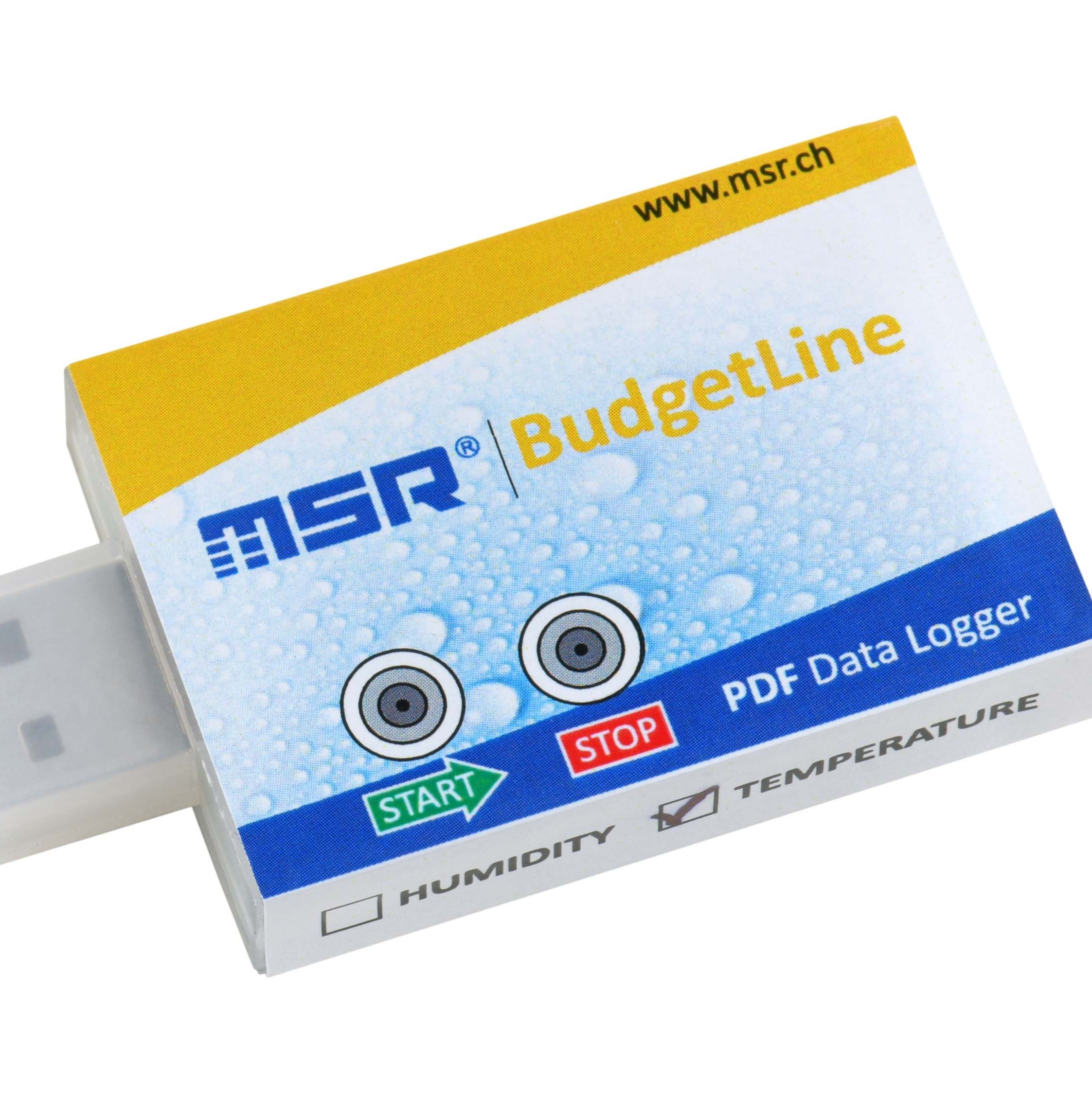 瑞士MSR BudgetLine可重复使用的经济型PDF数据记录仪