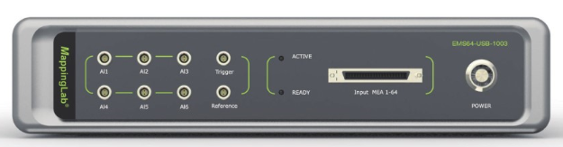 矩阵式 64通道电生理标测放大器及采集系统（MEA）