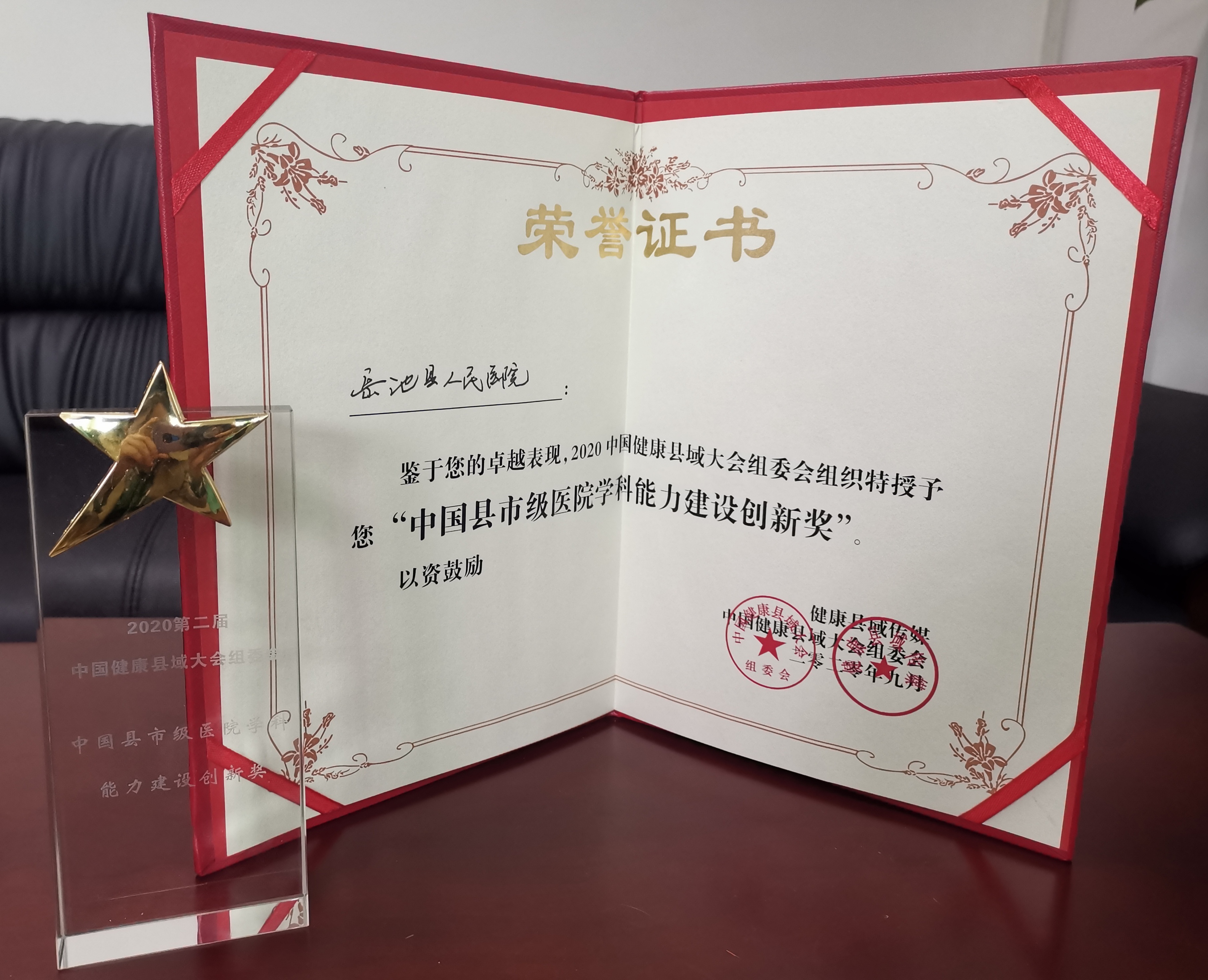 岳池县人民医院喜获四项全国大奖