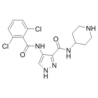844442-38-2/ N-(4-啶基)-4-(2,6-二氯苯甲酰氨基)-1H-吡唑-3-甲酰胺 ,≥99%