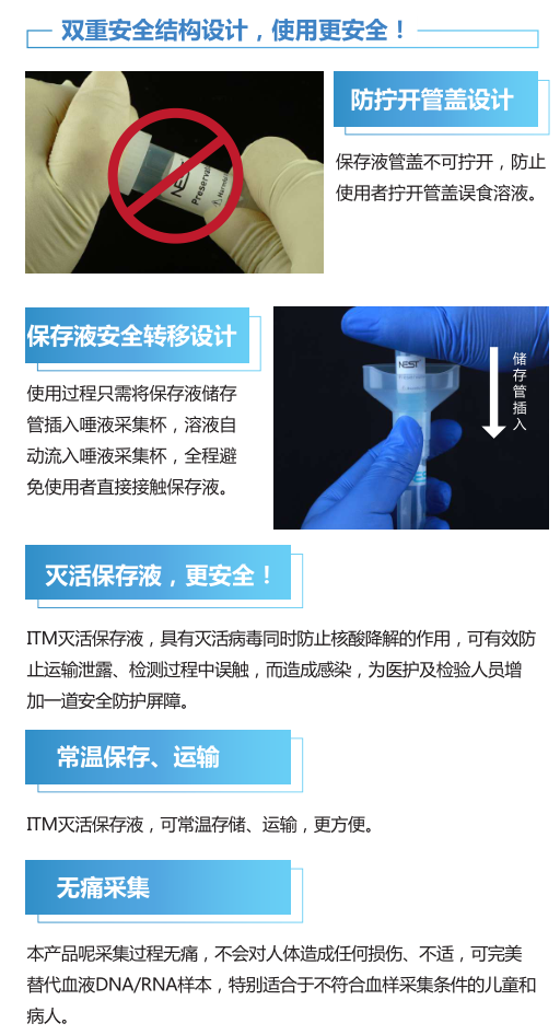 NEST 唾液采集器