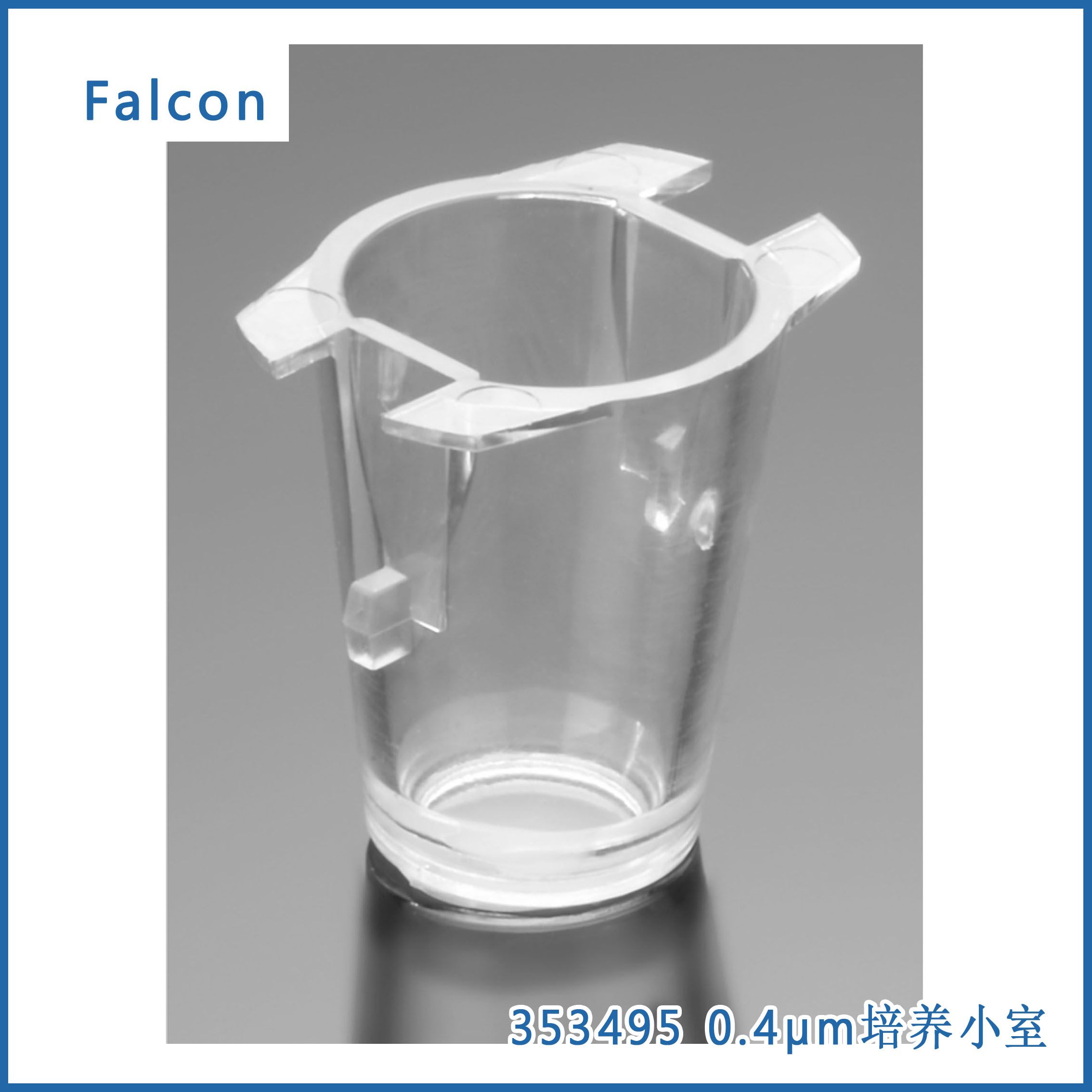 Falcon 353495 24孔板，0.4µm细胞培养小室 半透明高密度PET膜， 无菌，可渗透支架，现货